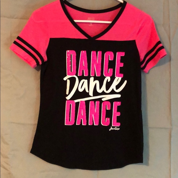 Justice dance t shirts Clearance